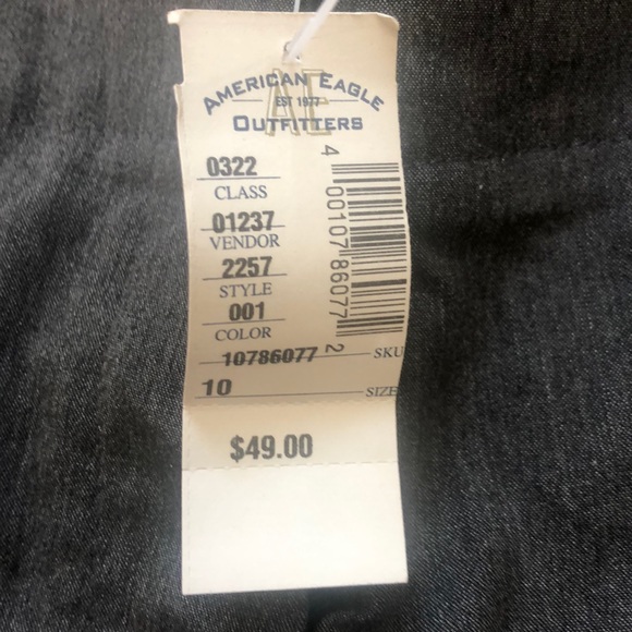NWT American Eagle Gray Dress Pants - size 10 - Picture 5 of 6